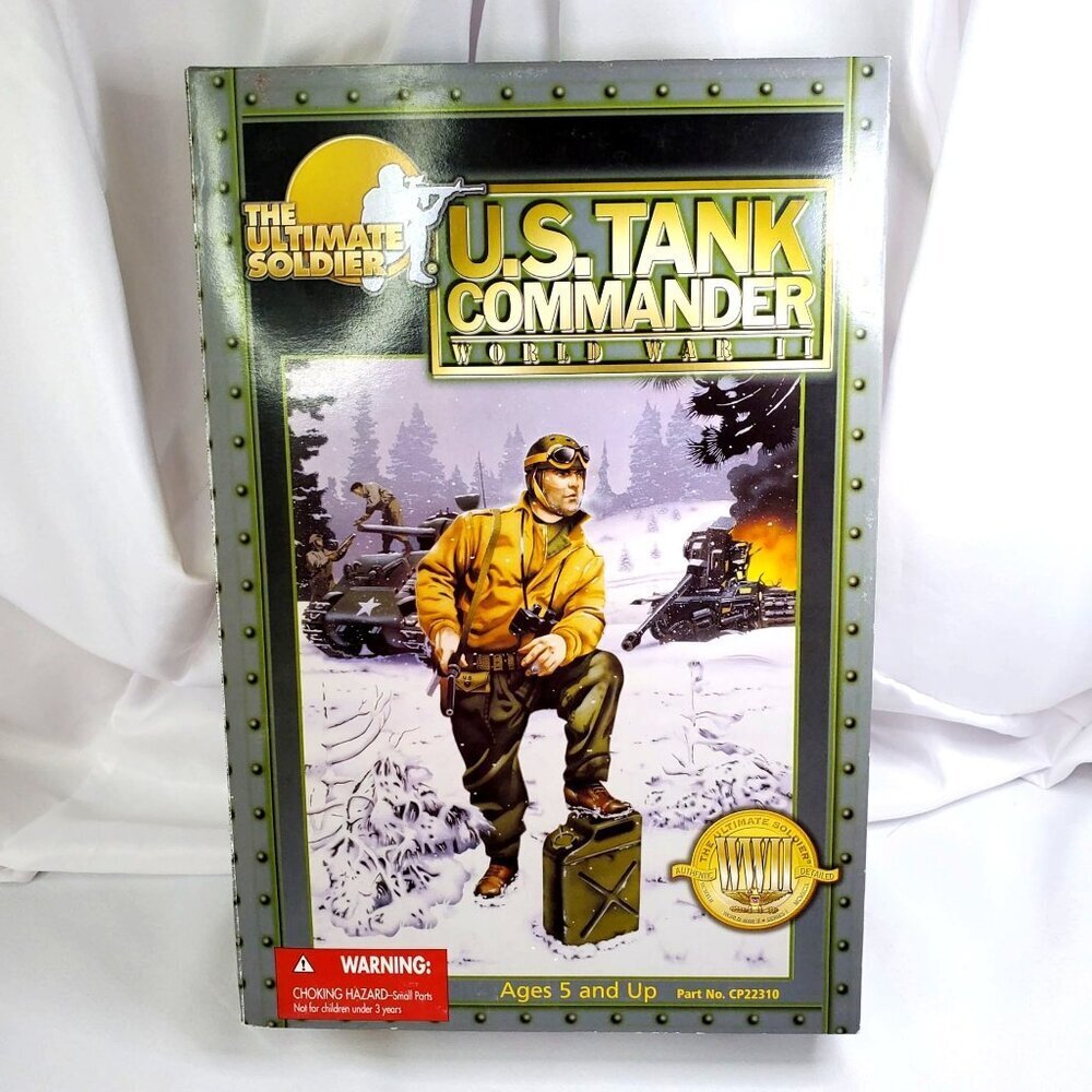 VTG The Ultimate Soldier U.S. Tank Commander WWII Action Figure 12" No. CP22310
